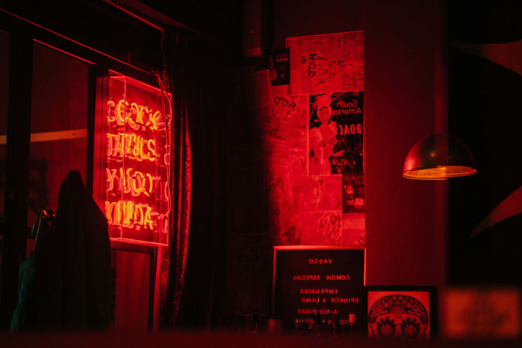 Chilling Vibes of Red and Black in this Striking Background Image Wallpaper