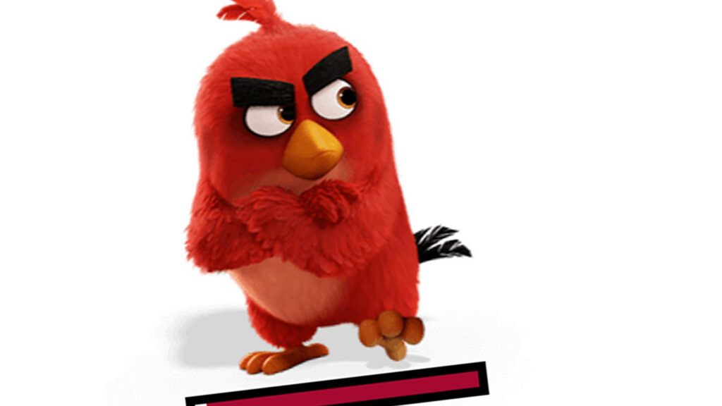 Fierce Red from The Angry Birds Movie - Vibrant Wallpaper Design
