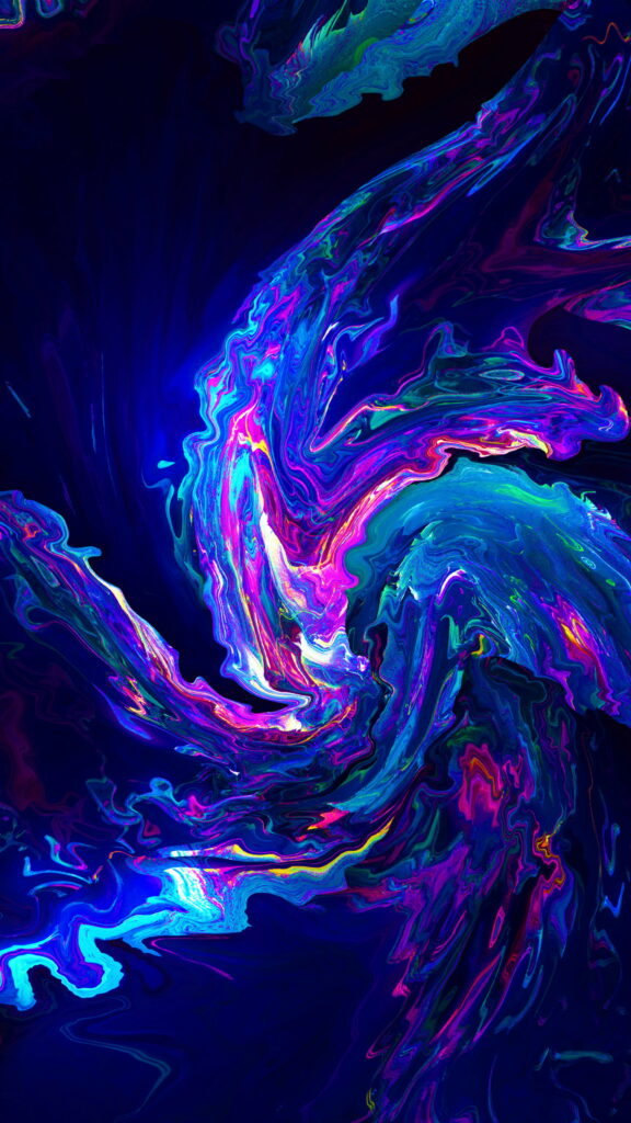 Redmi Galaxy Edge: A Cosmic Fusion of Magic and Nebula in Neon HD Phone Wallpaper
