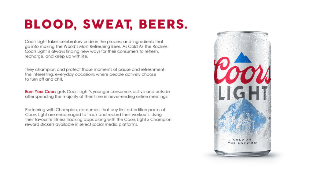 Chilled Coors Light can with mountain logo on white background refreshing beer wallpaper