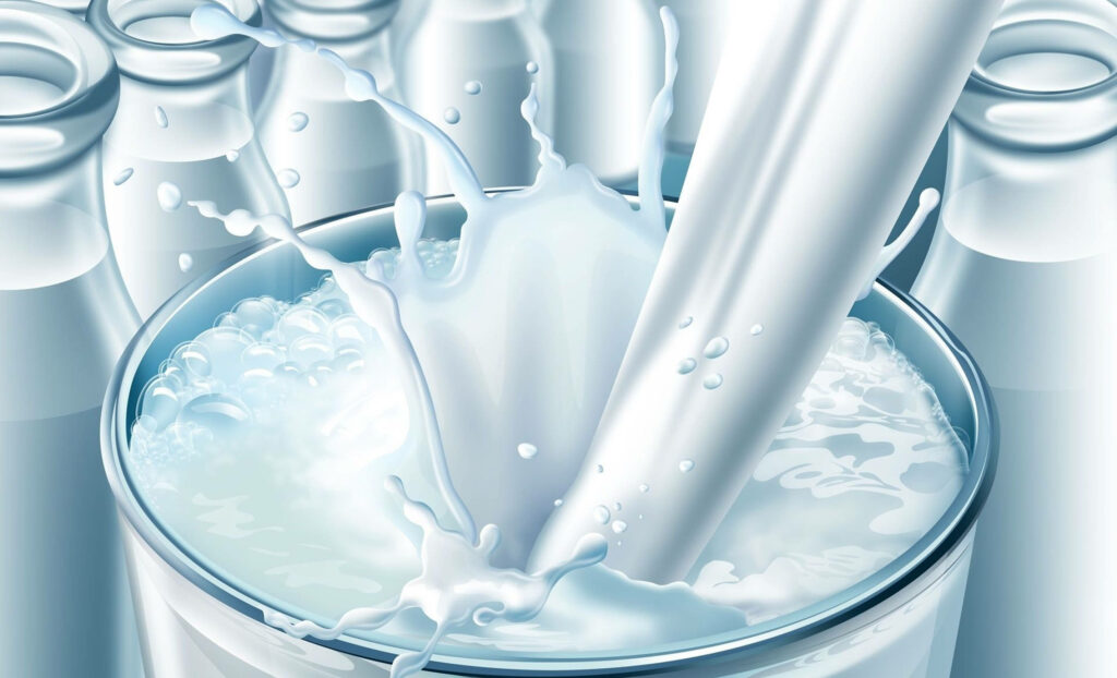 Pure Fresh Dairy Milk Splash Wallpaper Background for Refreshing Vibes
