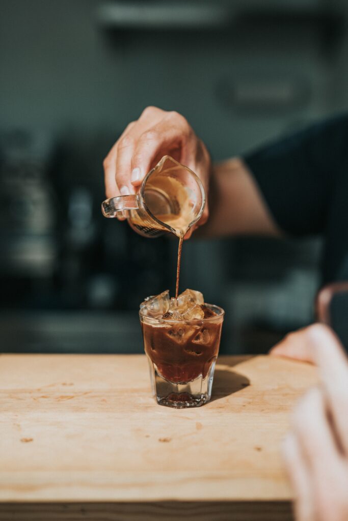 Espresso Iced Perfection: Refreshing Wallpaper for Coffee Lovers