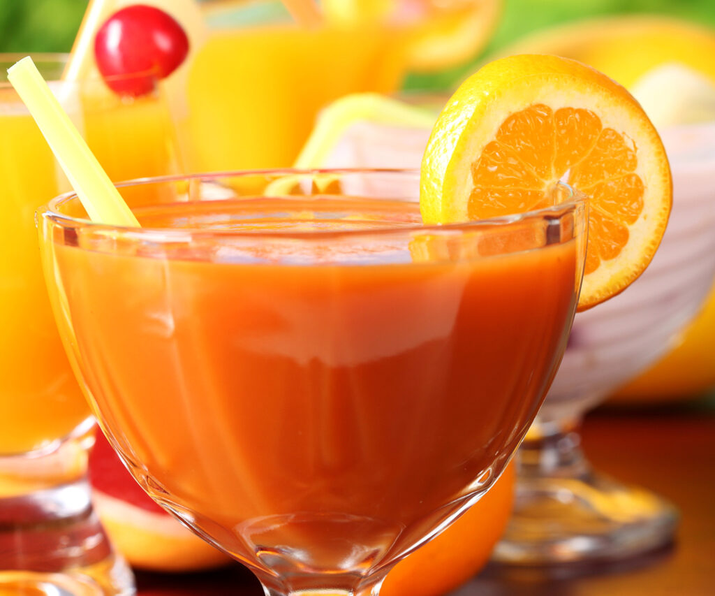 Vibrant Orange Juice Wallpaper: Fresh Citrus Beverages & Fruits