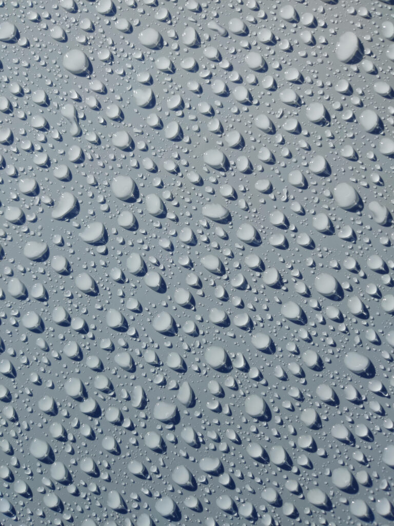Refreshing Water Droplets Close-Up Wallpaper Background