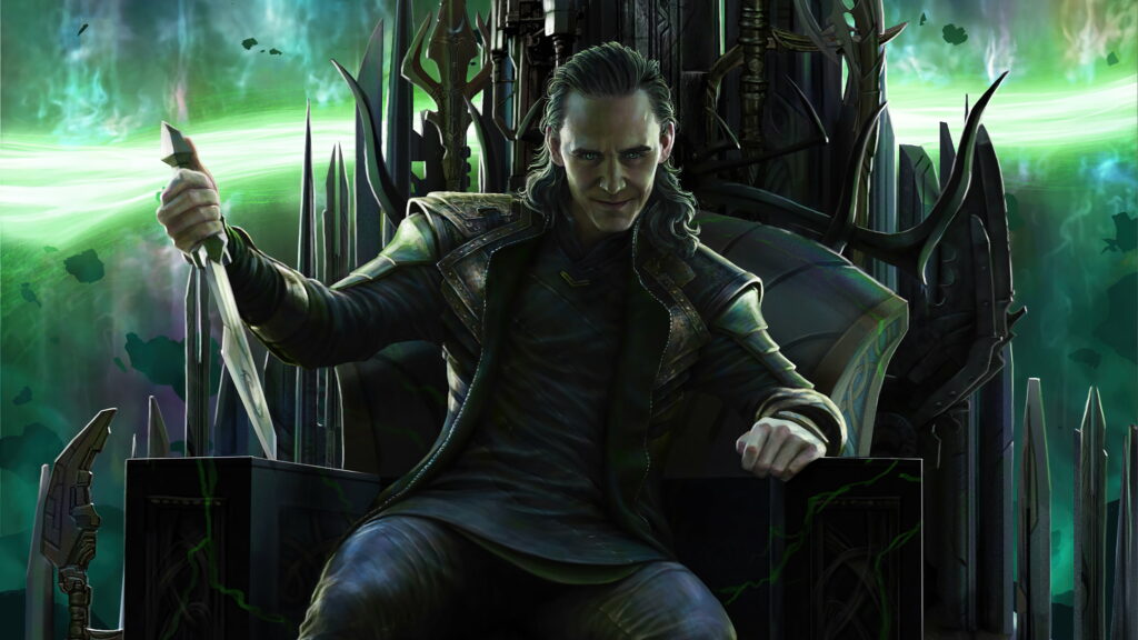 Regal Deceiver: The Enigmatic King Loki Reigns in Mischief - Majestic 4K Wallpaper from the Acclaimed TV Series