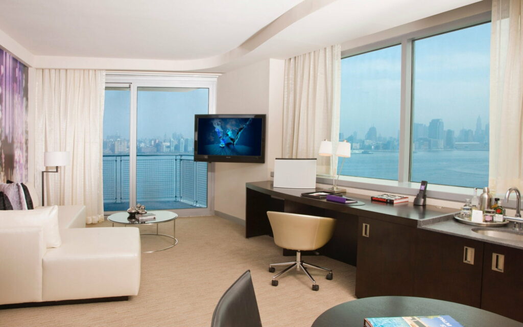Architectural Mastery: Captivating Modern Office Design in HD Wallpaper