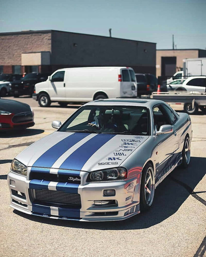Remembering Paul Walker: An Icon's Love for the Nissan Skyline Wallpaper