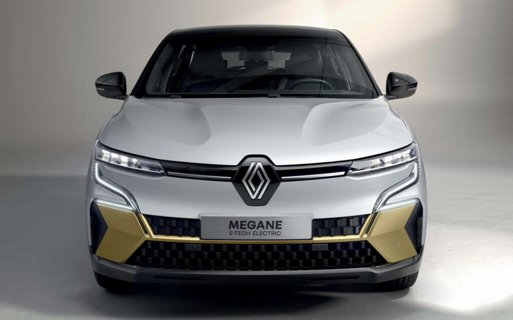 Sleek Renault Megane E-Tech Electric Wallpaper: Futuristic Design