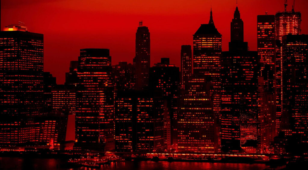 Scarlet Shadows: the Vibrant Spirit of a GOP Stronghold Wallpaper