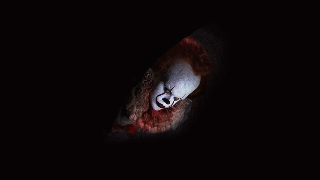 Dreaming in the Shadows: Pennywise Vignette Wallpaper