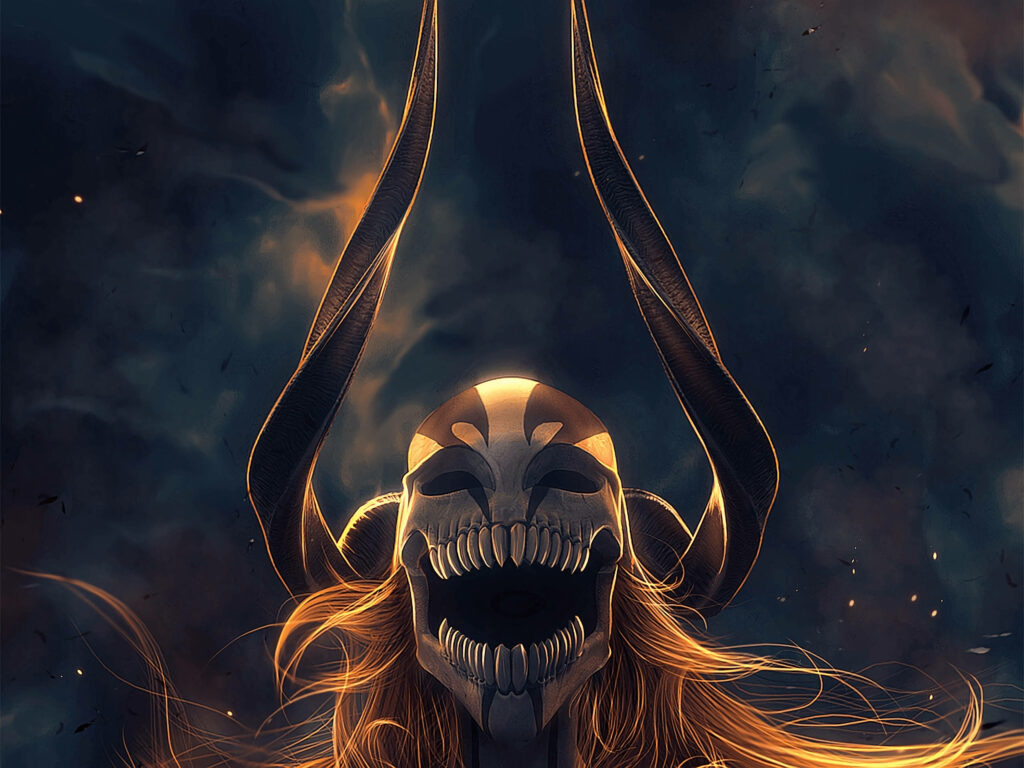 Resurrected Hollow Form Ichigo Wallpaper - Intense Anime Art