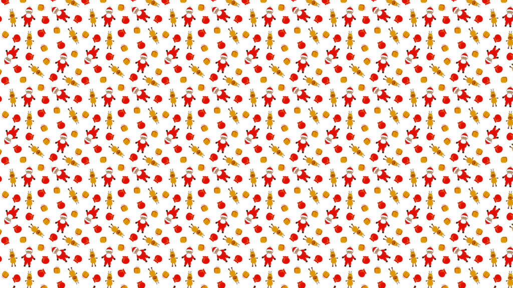 Retro Red & Gold Christmas Wallpaper: Festive Elegance Background