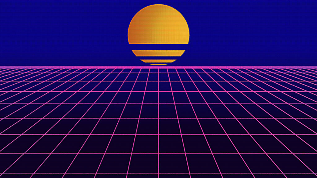 The Pastel Hues of Vaporwave: Envisioning a Bright Tomorrow Through a Dreamy Skyline Wallpaper