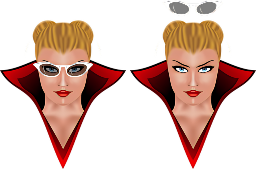 Retro Vector Wallpaper of Stylish Female Twins in 1950s Aesthetics