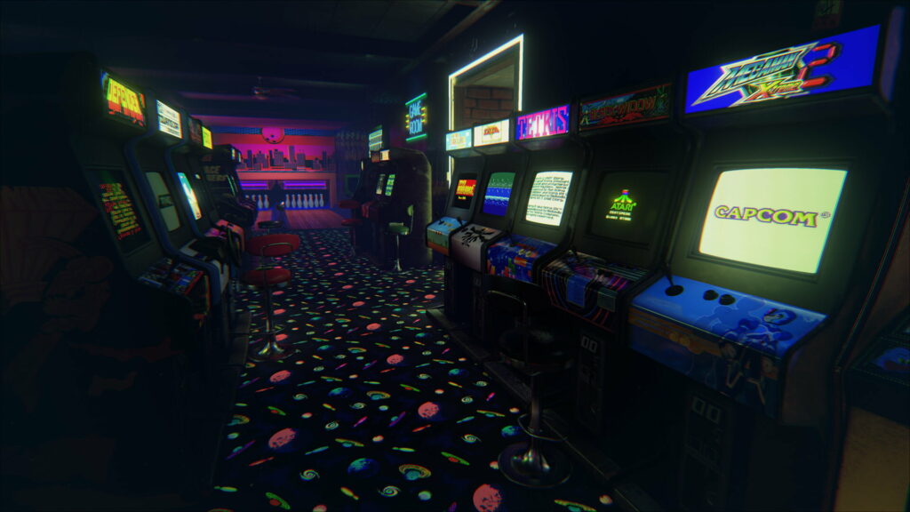 Retro Gaming Reloaded: Black Arcade Machines and Atari Nostalgia in HD Wallpaper