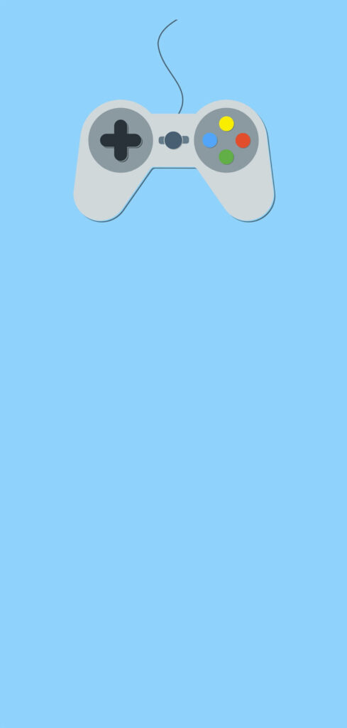 Retro Video Game Joystick Minimalist Wallpaper for Galaxy S20