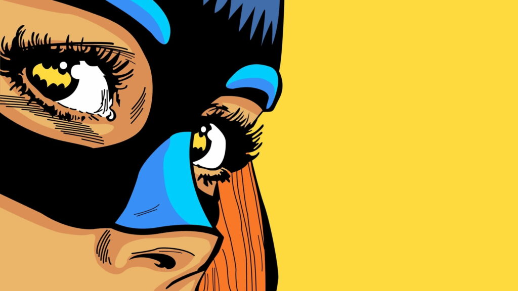 Reviving the Bold: A Vibrant QHD Tribute to Retro Pop Art Wallpaper