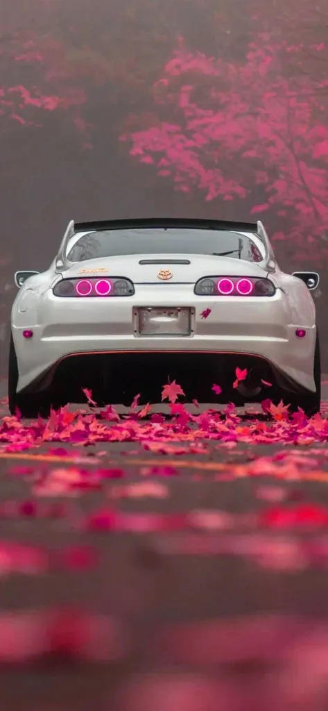 The Sleek and Legendary Toyota Supra in High Definition: A JDM Masterpiece as your Phone Wallpaper