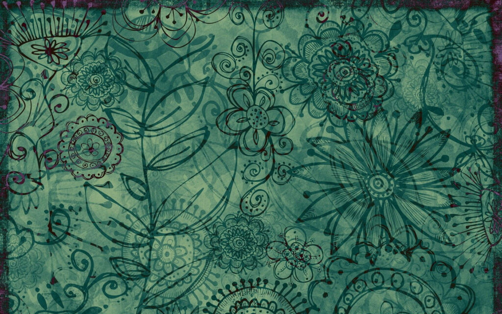 Vintage Blooms: Add a Cheerful Pop of Color to Any Space with this Bright Floral Wallpaper