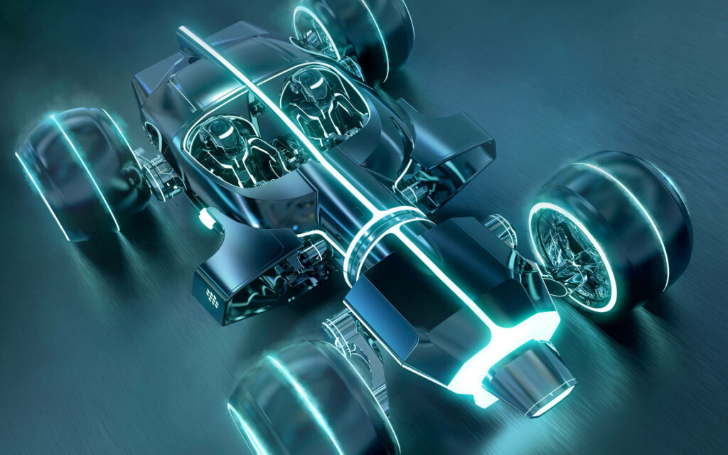 Accelerating into the Future: A High-Tech Race Kart Illuminates the Power of Engineering Wallpaper