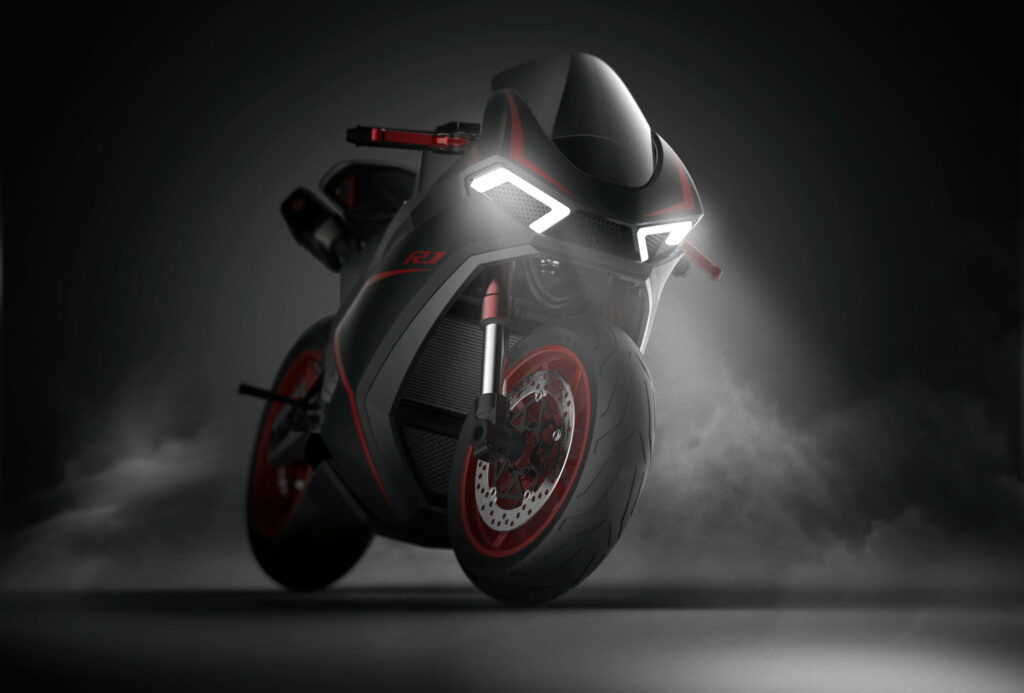 Futuristic Yamaha R1 Concept: A Stunning Artistic Rendering of 2018 Bikes in HD Wallpaper