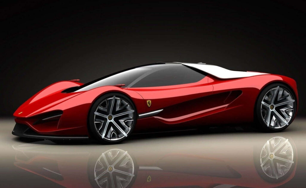 Exquisite Red Beauty: Top 10 Ferraris Unleashed in a Striking Wallpaper