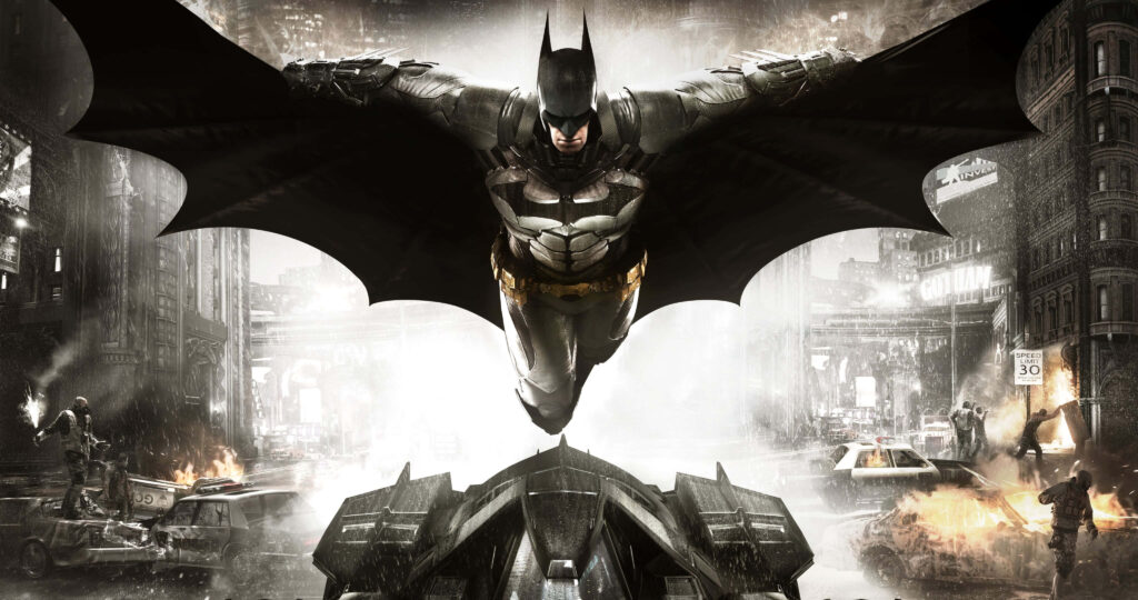 Revving Up the Adventure: An Epic 4K Image of the Legendary Batmobile in Action Wallpaper