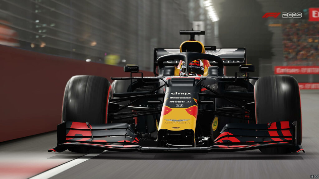 Zooming in on Torre Rosso: A Striking F1 2019 Snapshot Wallpaper