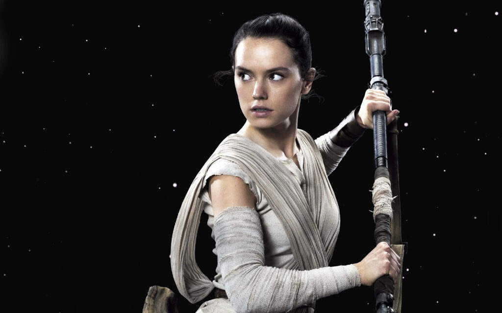 Rey from Star Wars: The Force Awakens - Inspiring Wallpaper Background