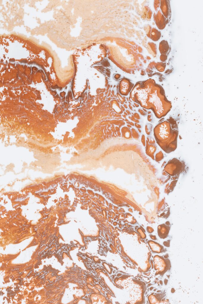 Rich Brown Abstract Wallpaper: Intricate Textures & Patterns