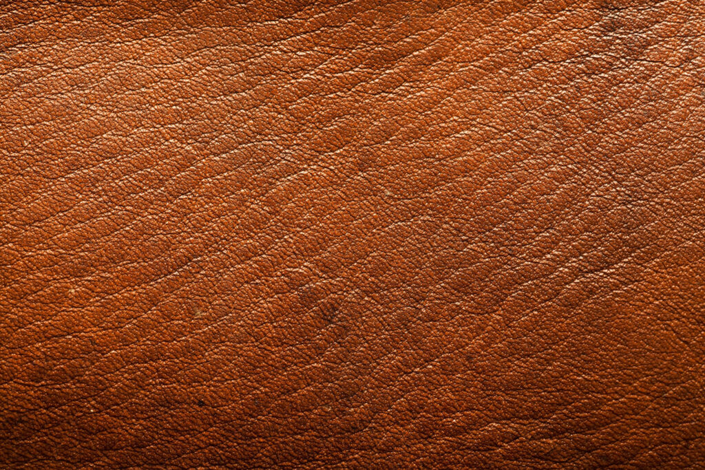 Rich Brown Leather Texture Wallpaper - Luxurious Warm Background
