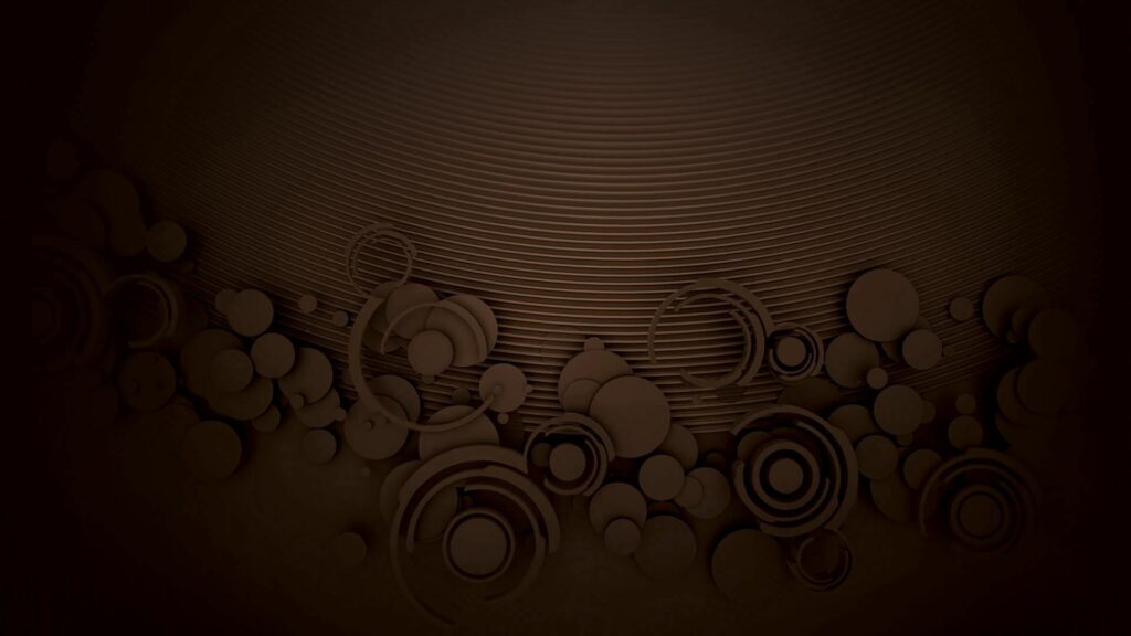 Rich Chocolate Circle Pattern Wallpaper - 1920x1080 Background