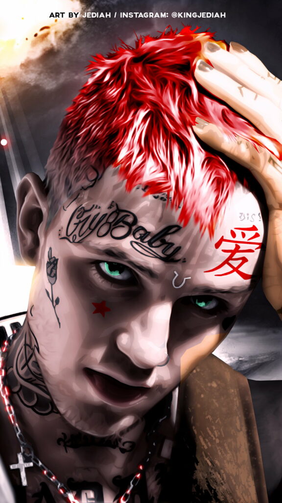 Melodic Soul: Lil Peep's Resonating Rhythms in HD Wallpaper