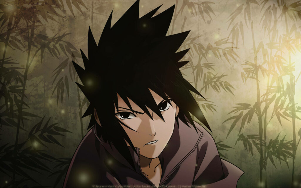 Young Sasuke Uchiha Wallpapers Capture the Intensity of the Naruto Uzumaki Saga