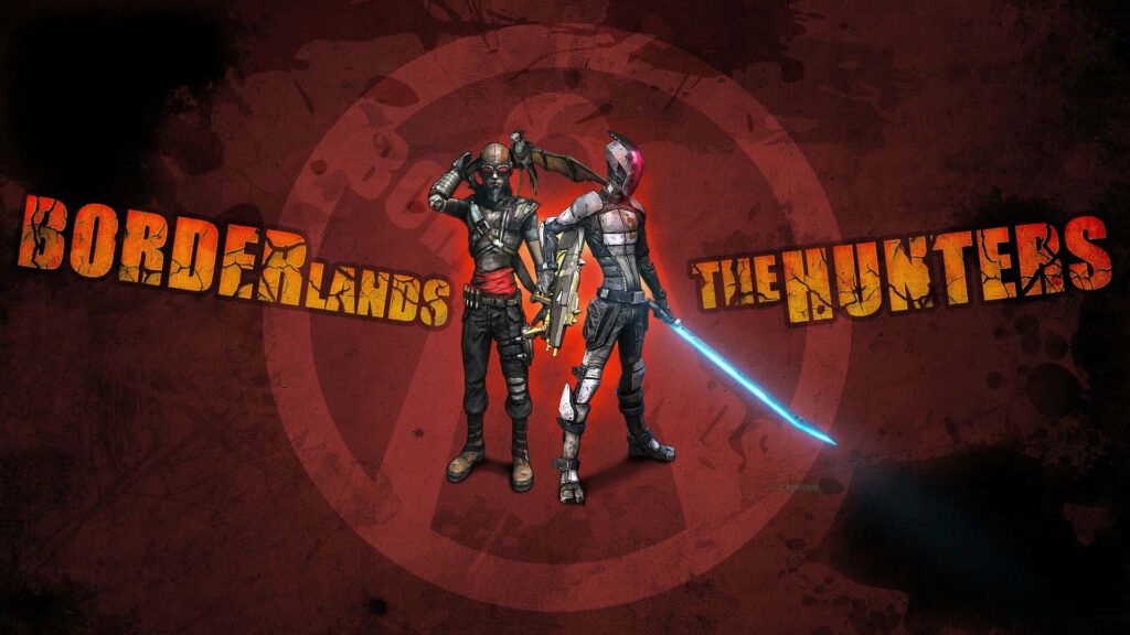 Borderlands 3 Wallpaper: Vault Hunters in Action Against Gritty Background