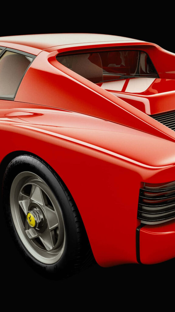 The Fiery Fury: Captivating the Essence of Speed and Elegance, Igniting Passions of Car Enthusiasts - A Spectacular Ferrari Testarossa in Motion Wallpaper