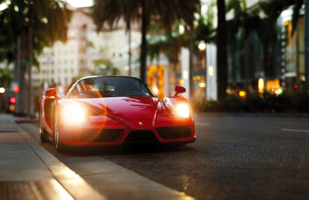 Ferrari458 Italia: Unleashing Its Power on the Racetrack Wallpaper