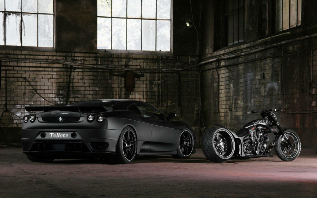 Prowess Unleashed: Igniting the Track with the Iconic Ferrari F430's Unmatched Power and Design Wallpaper