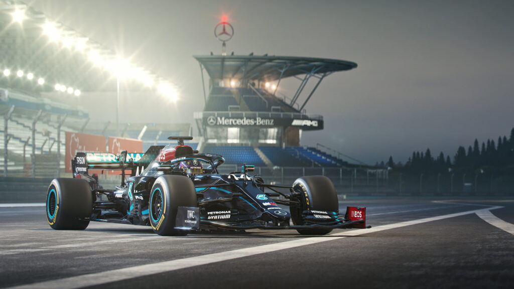 The Lightning Speed of the Mercedes-AMG F1 W11 EQ Performance: A Riveting 4K Wallpaper for Racing Enthusiasts!