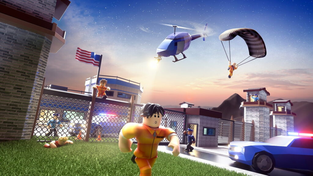 Immersive Roblox Adventure: Captivating Prison Escape HD Wallpaper