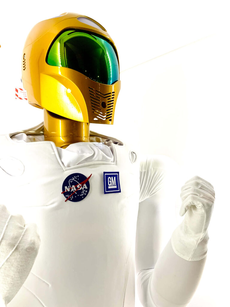 Futuristic Wallpaper: Robonaut Prototype Showcasing Robotics Design