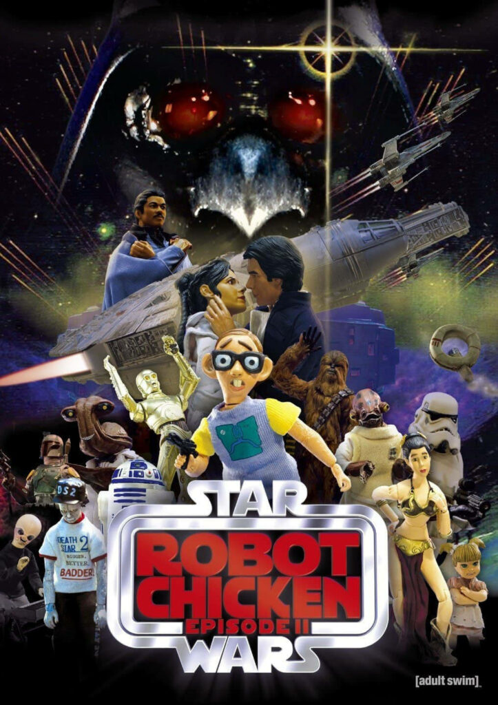 Star Wars Gets Animated: Robot Chicken Delivers a Hilarious Parody Poster Wallpaper