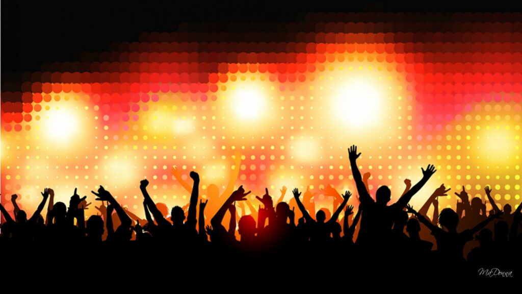 Bright, Vibrant New Year's Celebration with Rocking Party Rockers - HD Wallpaper Background Photo