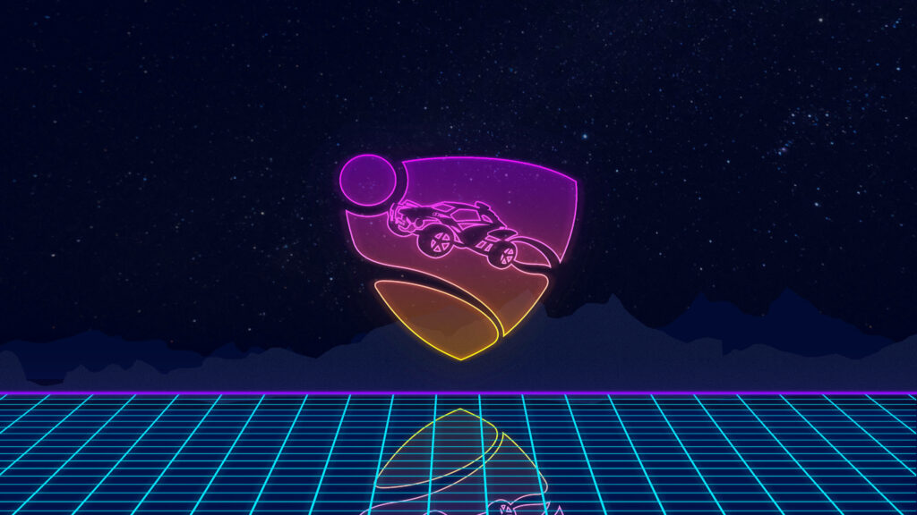 Rev up the Excitement: Rocket League Takes the Field of Futuristic Car Mayhem! Wallpaper