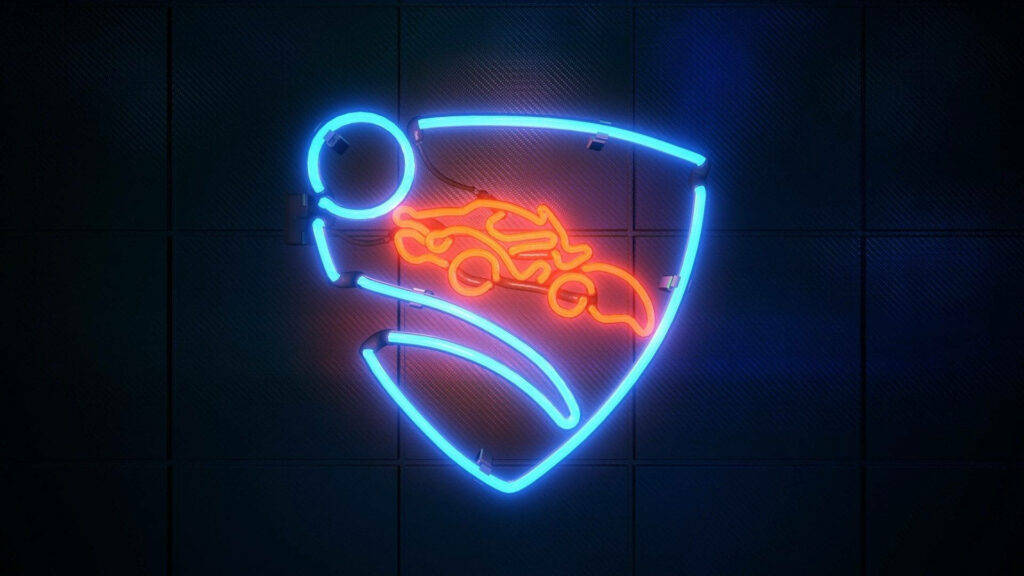 Unleash the Neon-Fueled Thrills: Rocket League's Action-Packed Soccer Spectacle Wallpaper