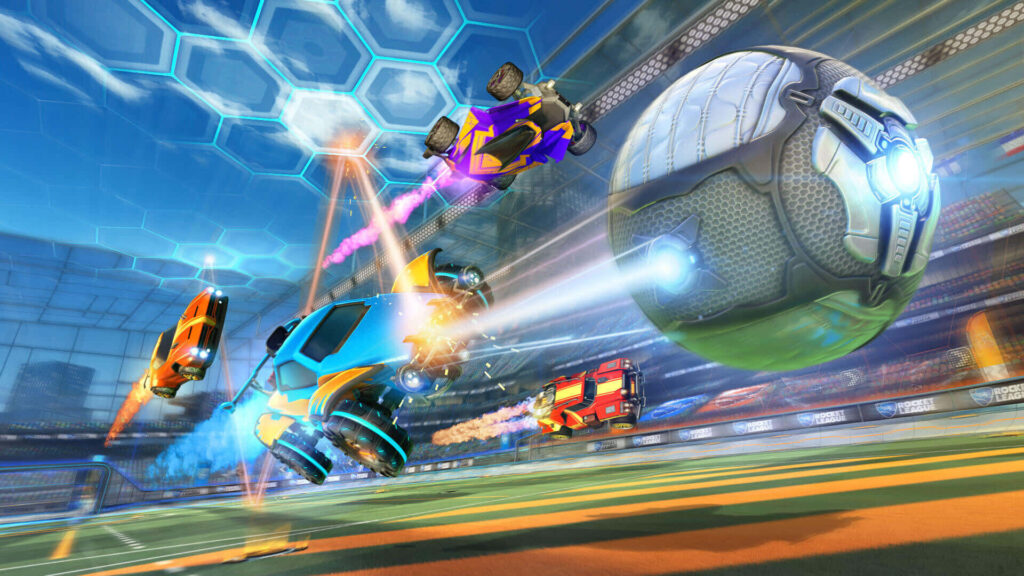 Rocket League: Unleash the Excitement in Stunning 1080P Visuals Wallpaper