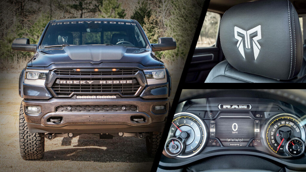 Rugged Rocky Ridge Ram Truck Wallpaper for Off-Road Enthusiasts