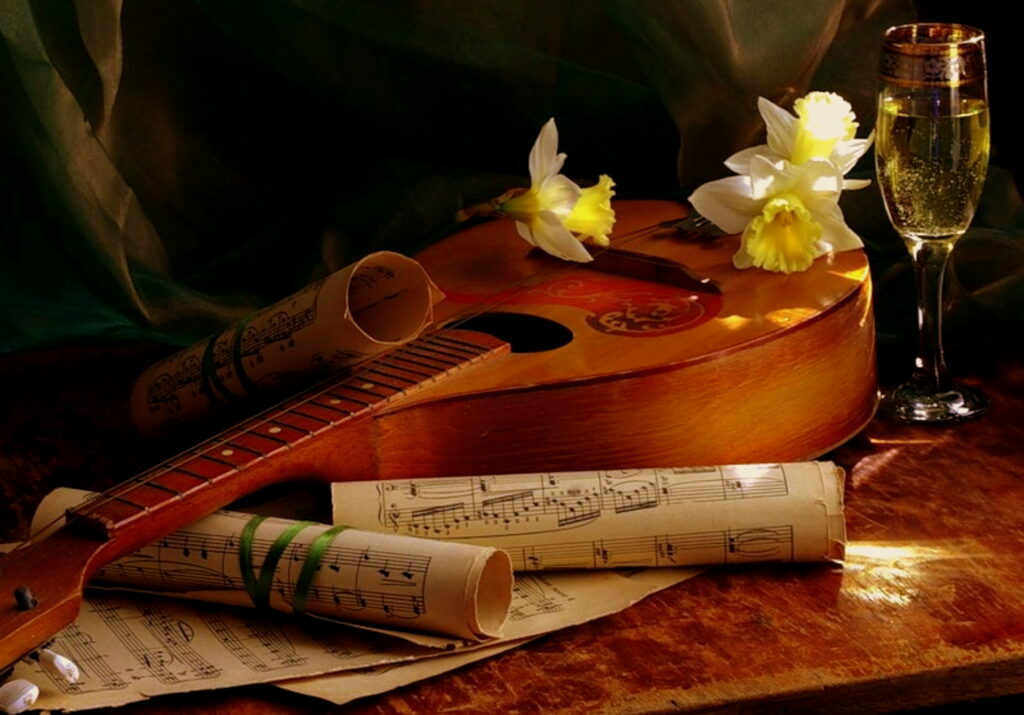 A Serenading Symphony Amidst Daffodil Dreams Wallpaper
