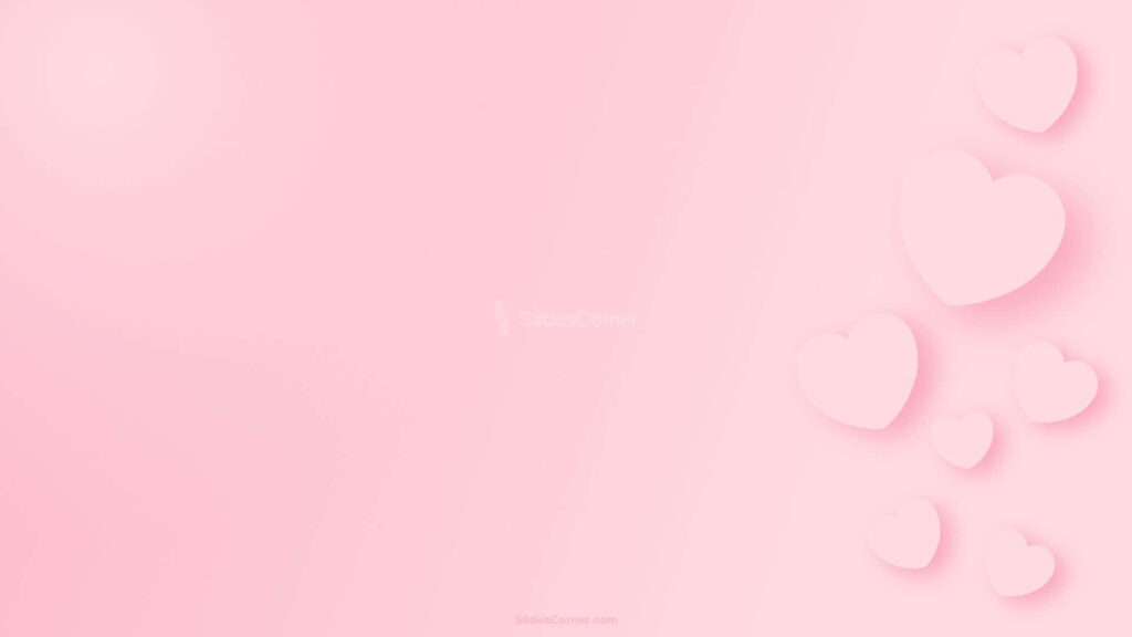 Charming Pink Heart Wallpaper - Minimalistic Romantic Background