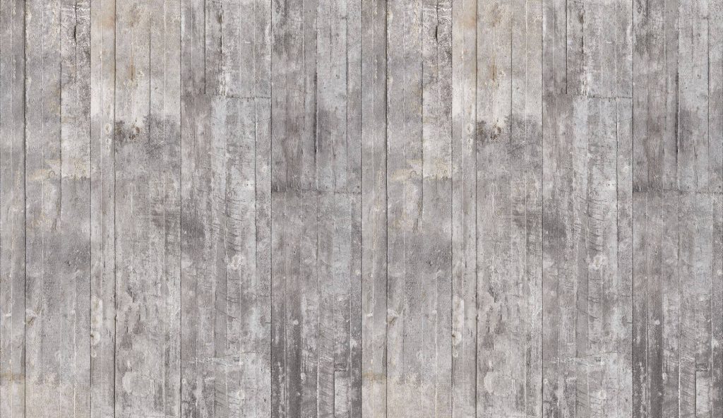 Wood like concrete wall wallpaper with vertical board textures modern industrial grey design